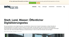 Desktop Screenshot of freyraum-marketing.de